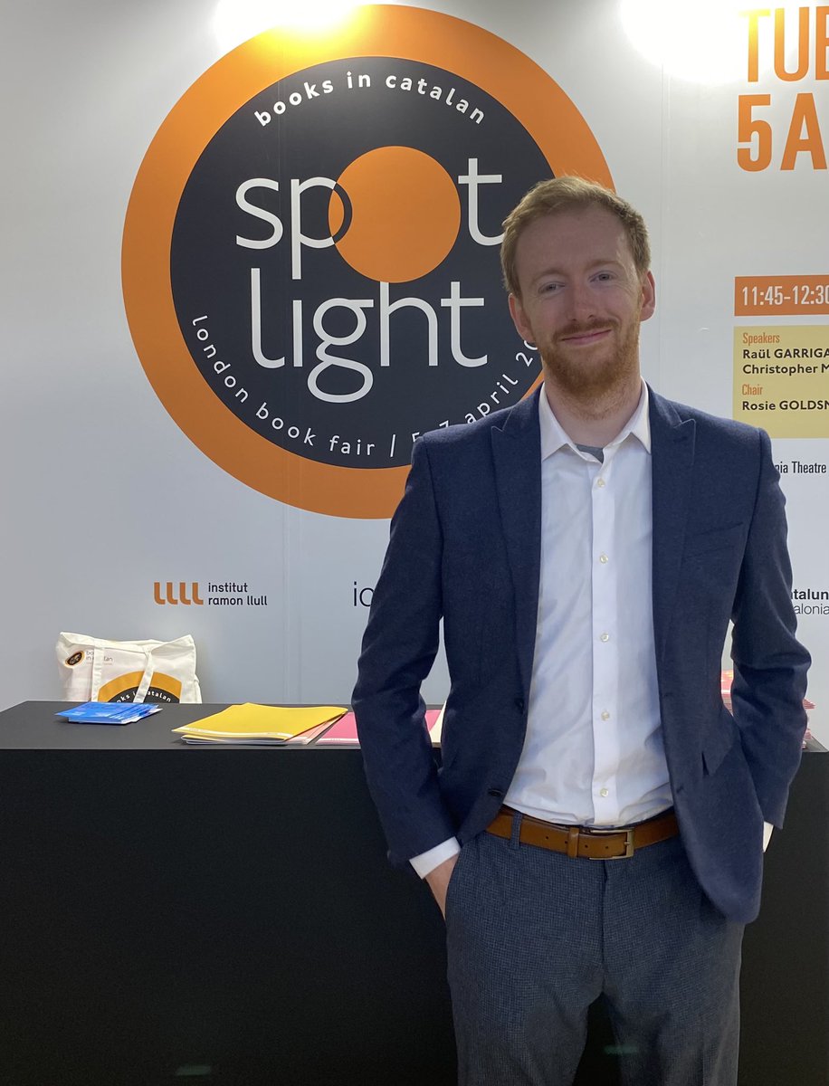 InterpretMag's tweet photo. An incredible three days at the #lbf22 with the Spotlight on Catalan Culture. This is such an exciting time for Catalan literature and it was a privilege to see it in person. Thank you to @IRLlull and @Annina_ for making this happen! https://t.co/VJaJtB4b7U