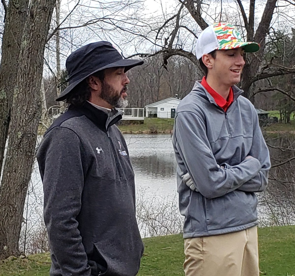 Grove City College Athletics (@gcc_wolverines) on Twitter photo Head coach Brad Isles and Adam Steinmetz share a word near the 6th tee Thursday afternoon at Grove City Country Club, site of the annual McBride-Behringer-Allen Invitational
<a href="/GCC_MWGolf/">Grove City Golf</a> Head coach Brad Isles and Adam Steinmetz share a word near the 6th tee Thursday afternoon at Grove City Country Club, site of the annual McBride-Behringer-Allen Invitational
<a href="/GCC_MWGolf/">Grove City Golf</a>