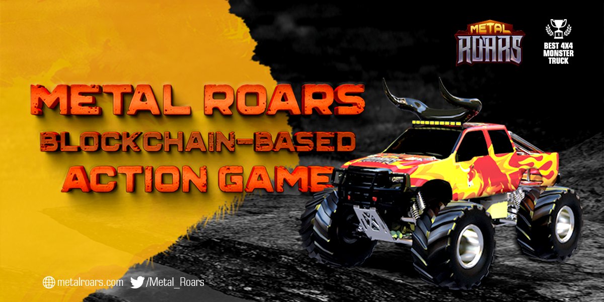 Metal_Roars's tweet photo. Metal Roars - Most entertaining  Stunt/Racing &amp; Battle Game  ON BLOCKCHAIN. . . !! 
Can You Hear The Truck Roars ??

#NFTs #Gamefi #Crypto #PlaytoEarn #Play2Earn
#Play2win https://t.co/wzjkgJ1w6S