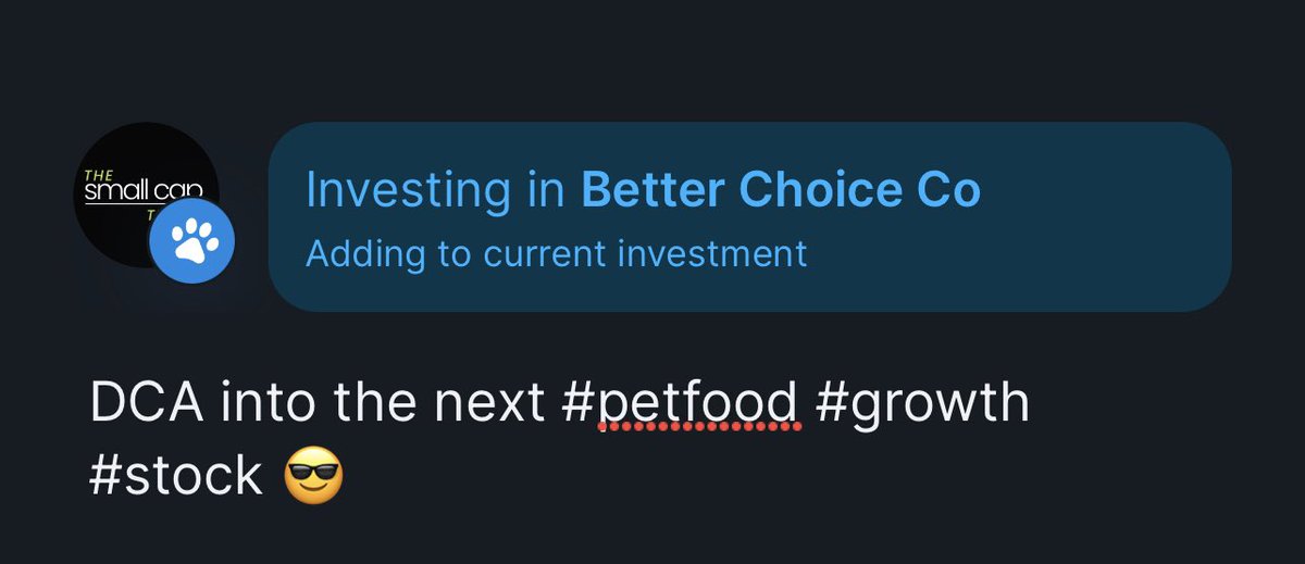 Added some more $BTTR on the <a href="/public/">Public</a> app. DCA into some small cap commodities - looking for some more #smallcap gems - drop@yours below 👇