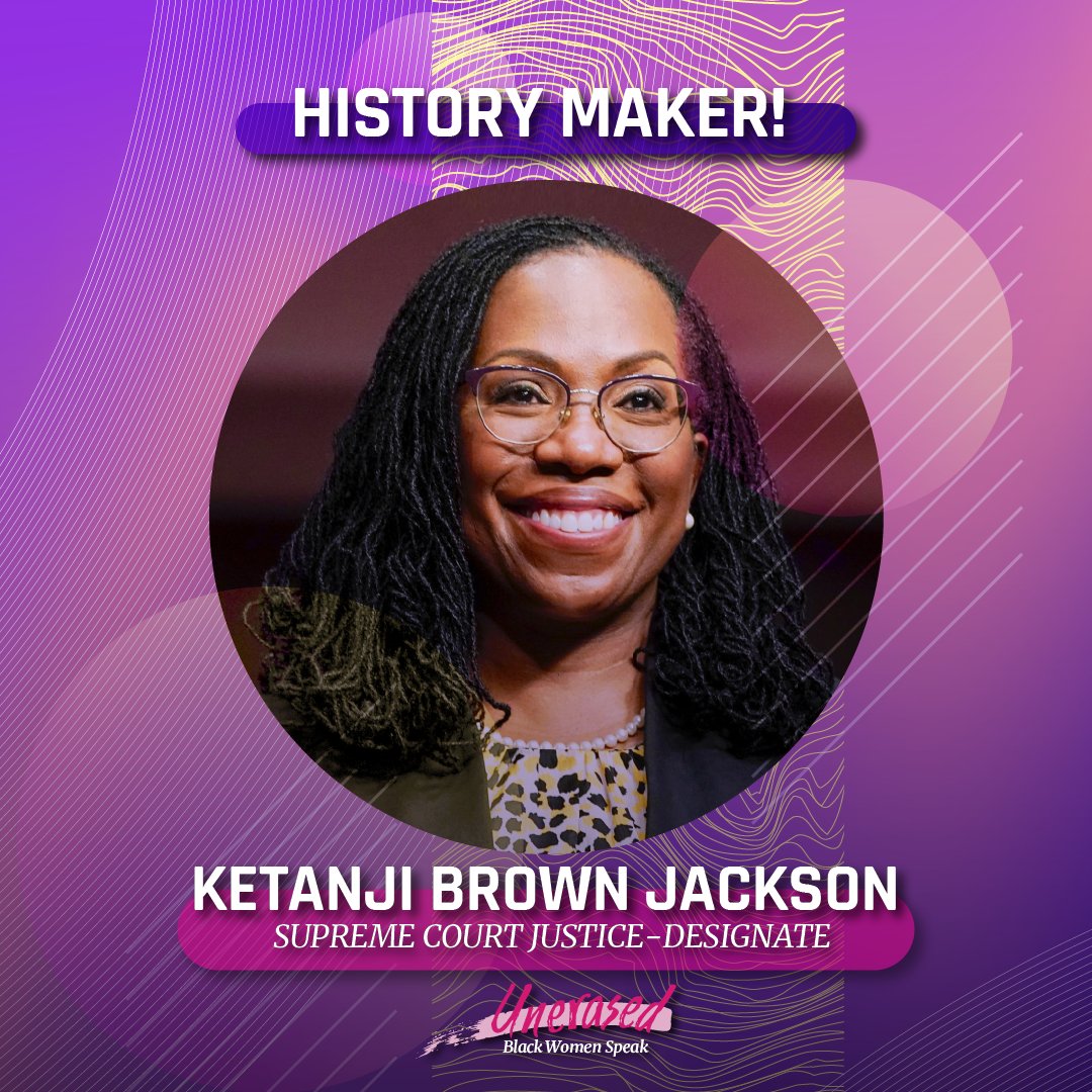 UnerasedBWS's tweet photo. What a moment in history! Congratulations to Judge Ketanji Brown Jackson on your confirmation to the U.S. Supreme Court! #JudgeJacksonConfirmed #UnerasedBWS https://t.co/bXUNi4nTiT