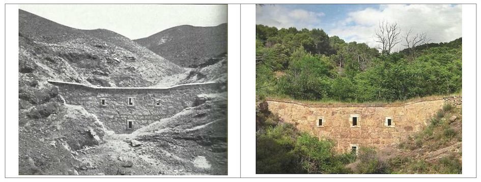 eforestal's tweet photo. La #hidrologíaforestal es una disciplina inseparable de la ingeniería forestal.
Gracias a las corrección realizadas en el siglo pasado existen recuperaciones muy exitosas.
En imagen rambla de la Paridera (Daroca)
Fotos: 1915 N.R. García Cañada; 2021 J. Cabrera. https://t.co/UlVNcJ3fqE