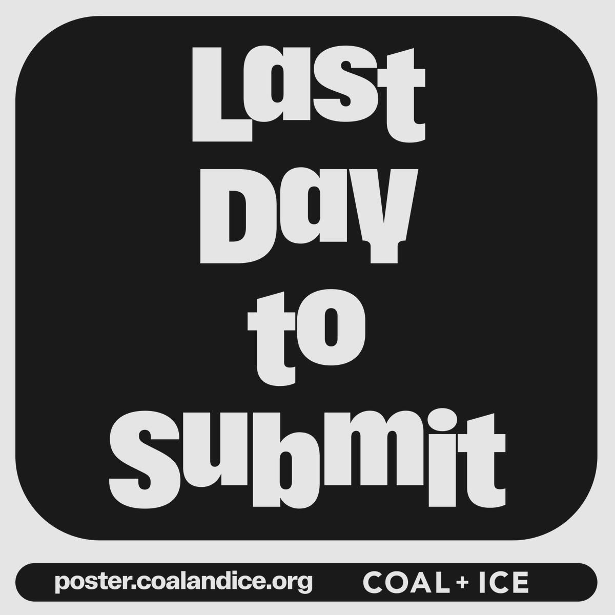 AlexandriaV2005's tweet photo. COAL + ICE is a photo exhibition that brings together the work of 50+ artists from around the world to #visualizetheclimatecrisis. Want to participate? Submit your own art? Visit https://t.co/FJcNl1vWkX @coal_and_ice https://t.co/TXgwg3lo5D