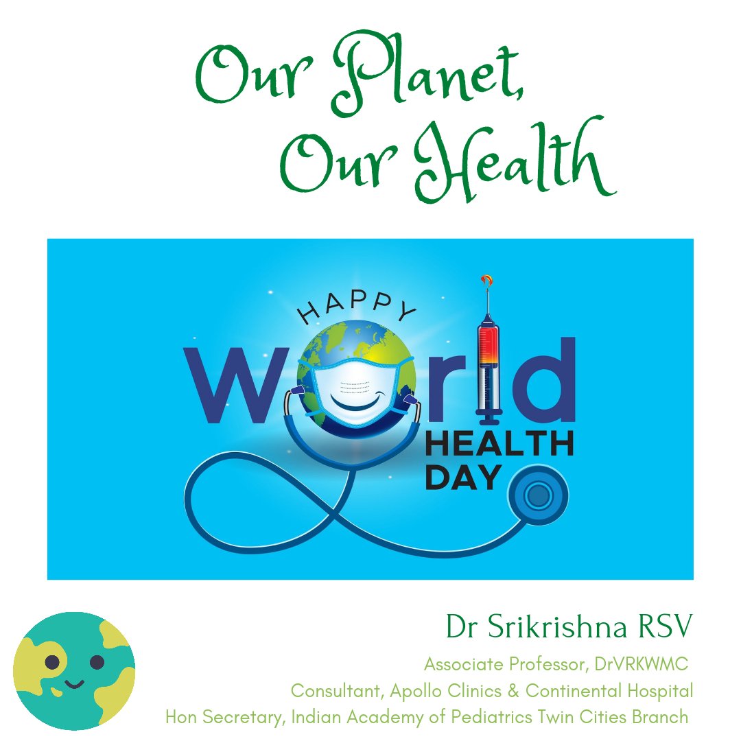 #WorldHealthDay2022 
Let's promise to do our best for a #HealthierTomorrow
Be a part of the Solution &amp;
Reduce Pollution footprint..
We are healthy when the world around us is clean!
#WHD2022