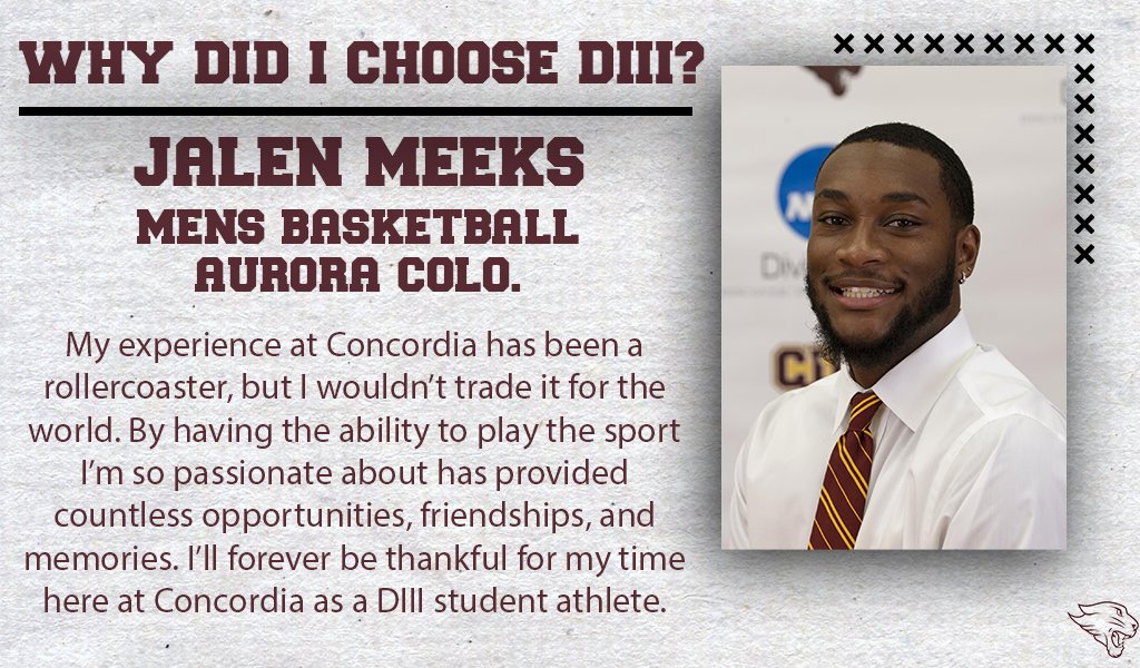 CUChicagoSports's tweet photo. Another day of #D3Week to talk to our Cougars on what makes their college experience special. Check out what they have to say about being a DIII student-athlete! 
@NCAADIII @CUC_SAAC_ https://t.co/igJLjXevgH