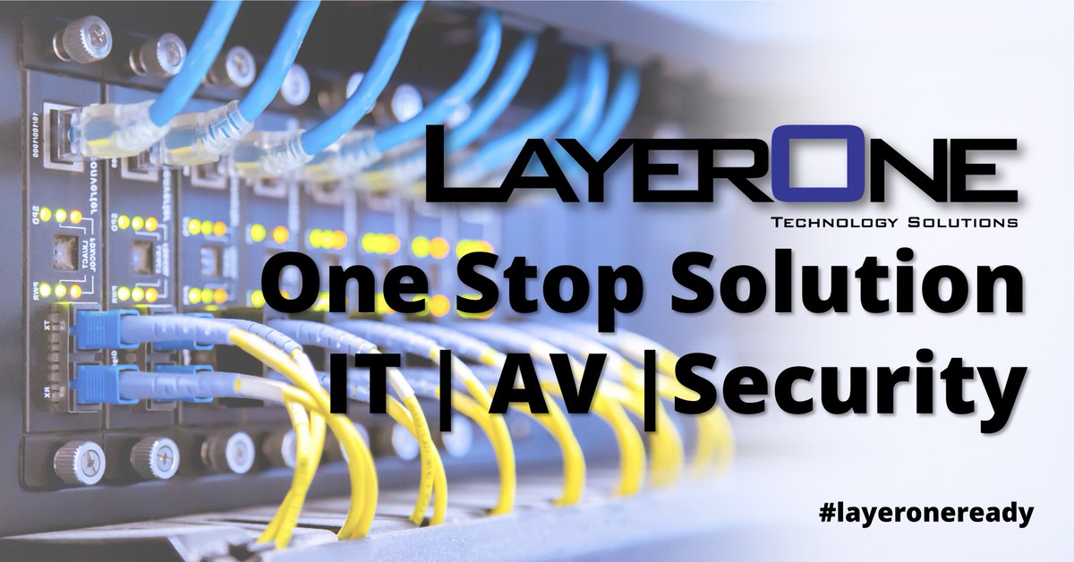 LayerOneCorp's tweet image. We have the expert resources to connect any organization with innovative IT infrastructure solutions. From start to finish &amp;amp; beyond – we are your solution provider for IT, AV, #security. Get #layeroneready: bit.ly/3tTXwsn #tech #thefuture #chesapeakebay #washingtondc