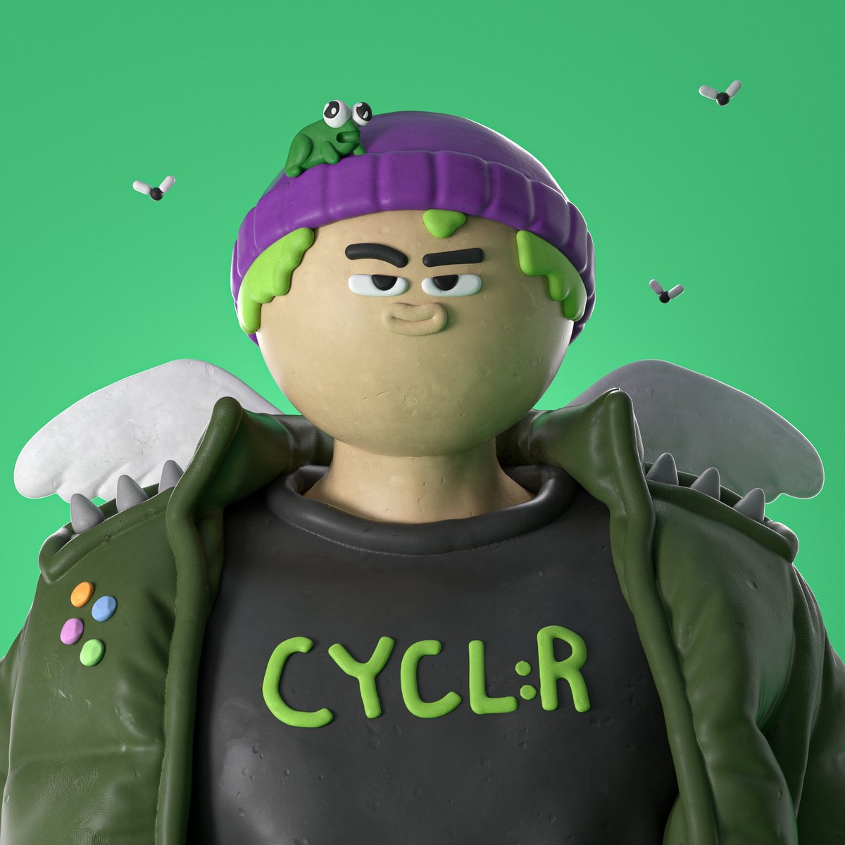 ⚡️A while back, we were releasing this <a href="/The_ClayMates/">CLAY Stake Pool</a> legendary bike collab. Today is time for you to meet its rider⚡️

Ready to bike the metaverse 🚴🚴‍♂️

PS: Little froggy is there as well🐸🐸

#CNFT #clayfriends #ClayNation <a href="/IOHK_Charles/">Charles Hoskinson</a> #CNFTCollection <a href="/SnoopDogg/">Snoop Dogg</a> #MoveToEarn