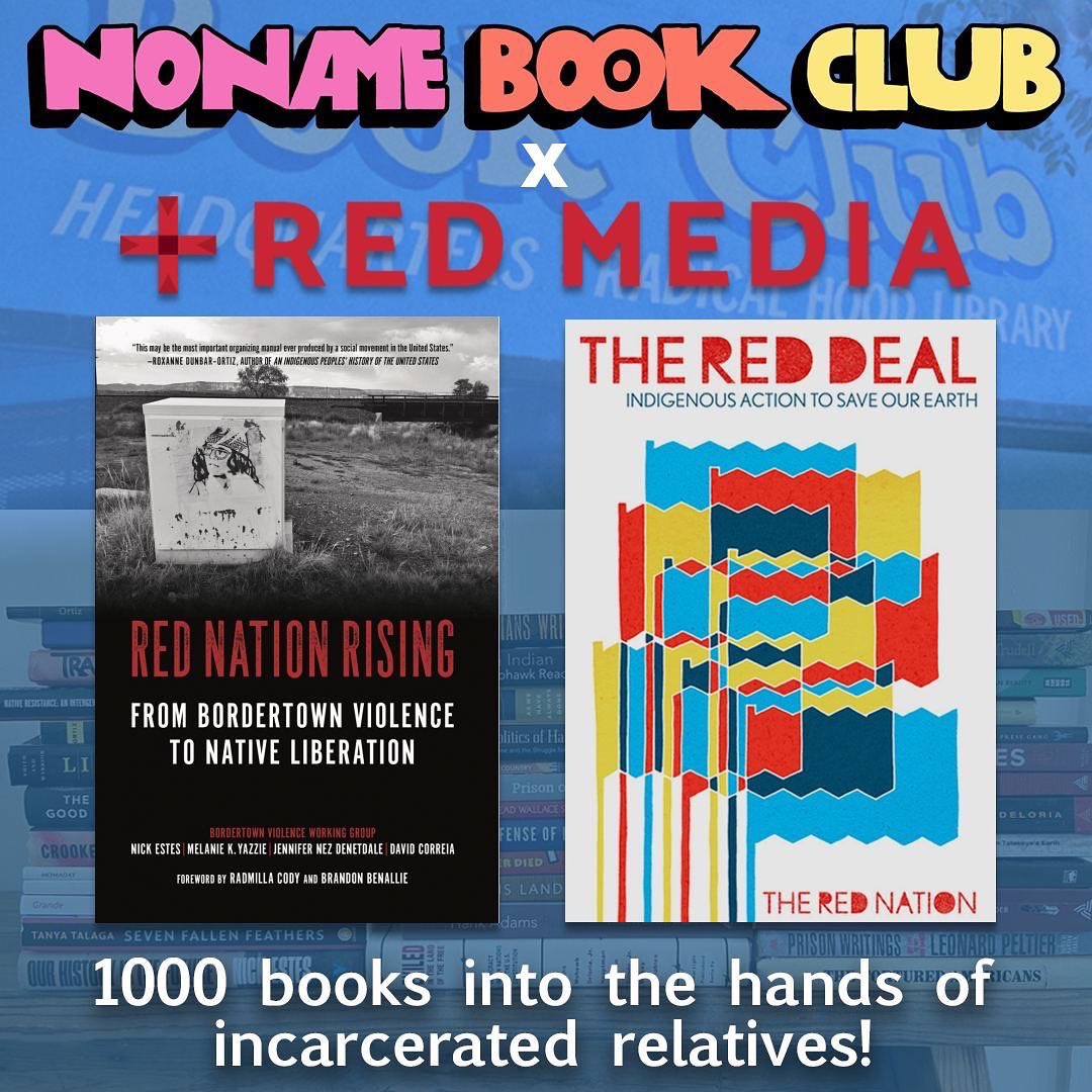 redmediapr's tweet photo. Red Media is excited to announce that we are collaborating with @NonameBooks to distribute 500 copies of Red Nation Rising: From Bordertown Violence to Native Liberation and 500 copies of The Red Deal: Indigenous Action to Save Our Earth. https://t.co/xBJSq5691b