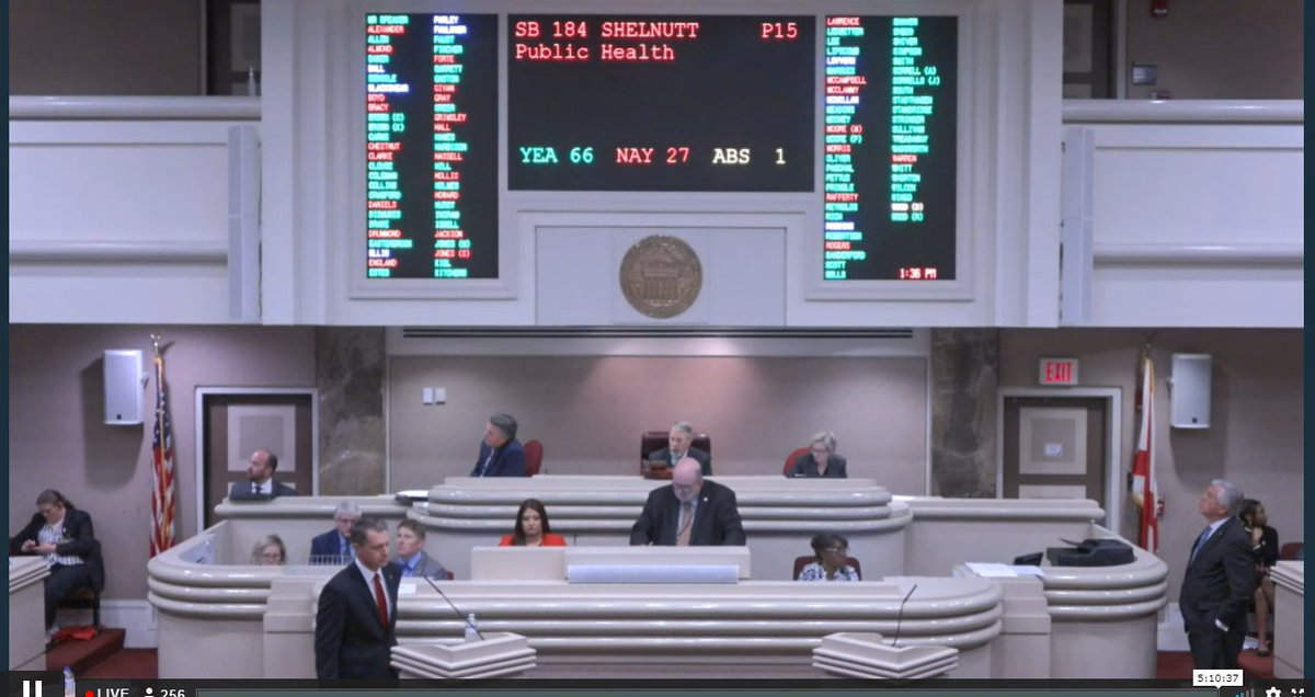 ErinInTheMorn's tweet image. A dark day for trans people.

Alabama passes SB184 which forcibly medically detransitions all trans teens. It will withdraw youth from gender affirming care. It will force trans teens through the wrong puberty in front of all their peers.

Terrible... I cry for these kids.