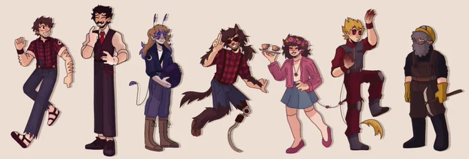 i've always wanted to make one of these so finally gave in
a line up of all season 9 hermits 🫡🫡🫡

#hermitcraftfanart 