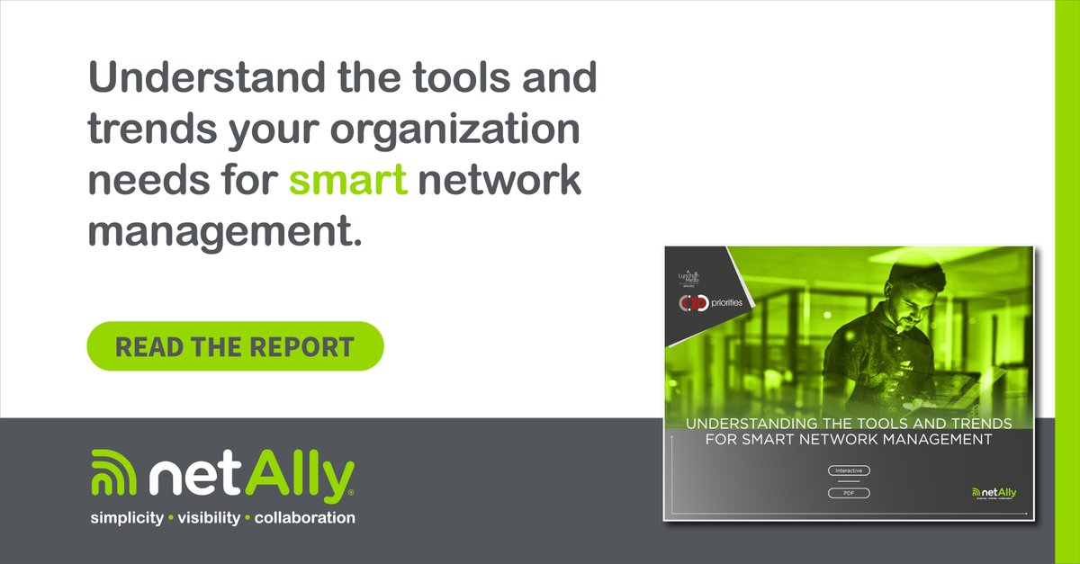 NetAlly's tweet photo. Do your want a better understanding of trends and their priorities in the market? Download our survey report, Understanding the Tools and Trends for Smarter Network Management, today!
https://t.co/X3DmGf1XGS
#network #PoE #accesslayer #networktester #NetAlly https://t.co/Q7KaYIPXKK