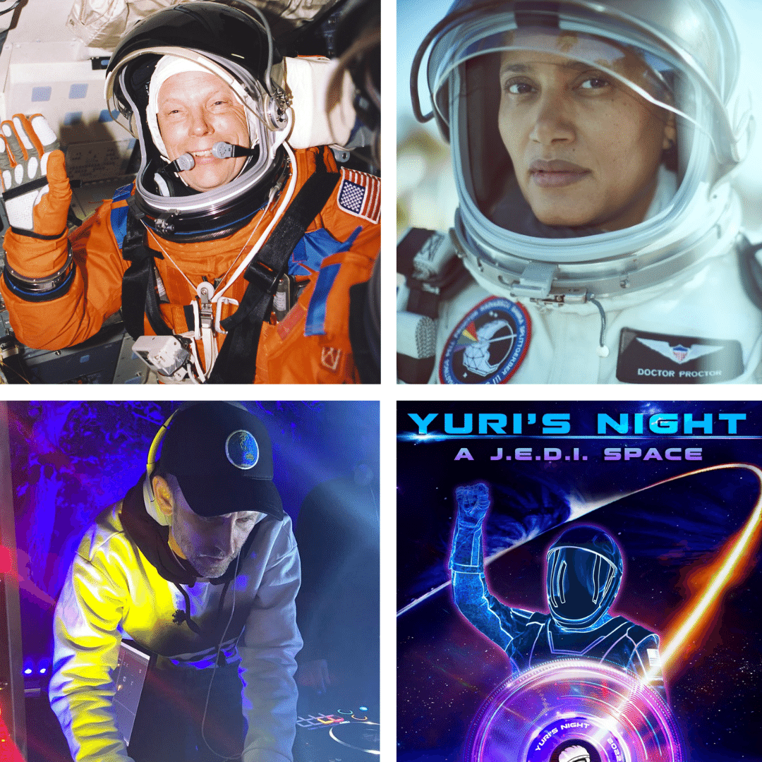 LorettaWhtsides's tweet photo. 2 Shuttle Parties?

Me, @Erdayastronaut, @Astro_Nicole, @DrSianProctor, @DrChrispyMusic, &amp; Story Musgrave, will be at @ExploreSpaceKSC for a massive Space Party under the Space Shuttle Atlantis in Florida Sat Apr 16!

Stage show, dancing, &amp; more! Join us:
https://t.co/2jic5a0WmY https://t.co/dIHP3cT6ZN
