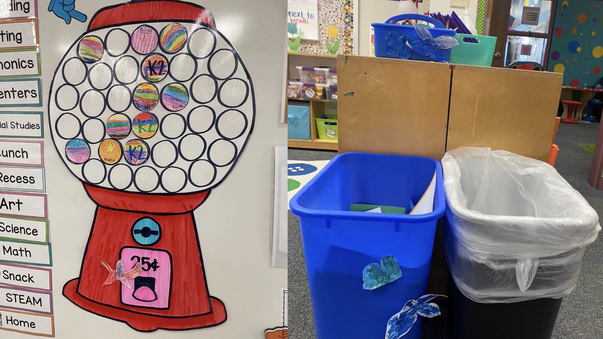 There are some cool and colorful creatures of the rainforest! Today, we learned about camouflage and how some animals can blend into their surroundings to hide! Try to find our butterflies who are camouflaged to blend into the classroom!🦋@DCEtrailblazers