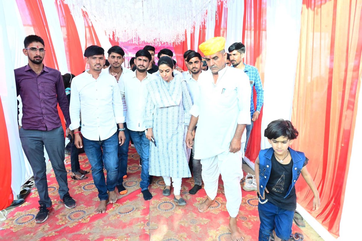 DivyaMaderna's tweet photo. Today attended various programs in Osian. https://t.co/Dw7IcBBCvj