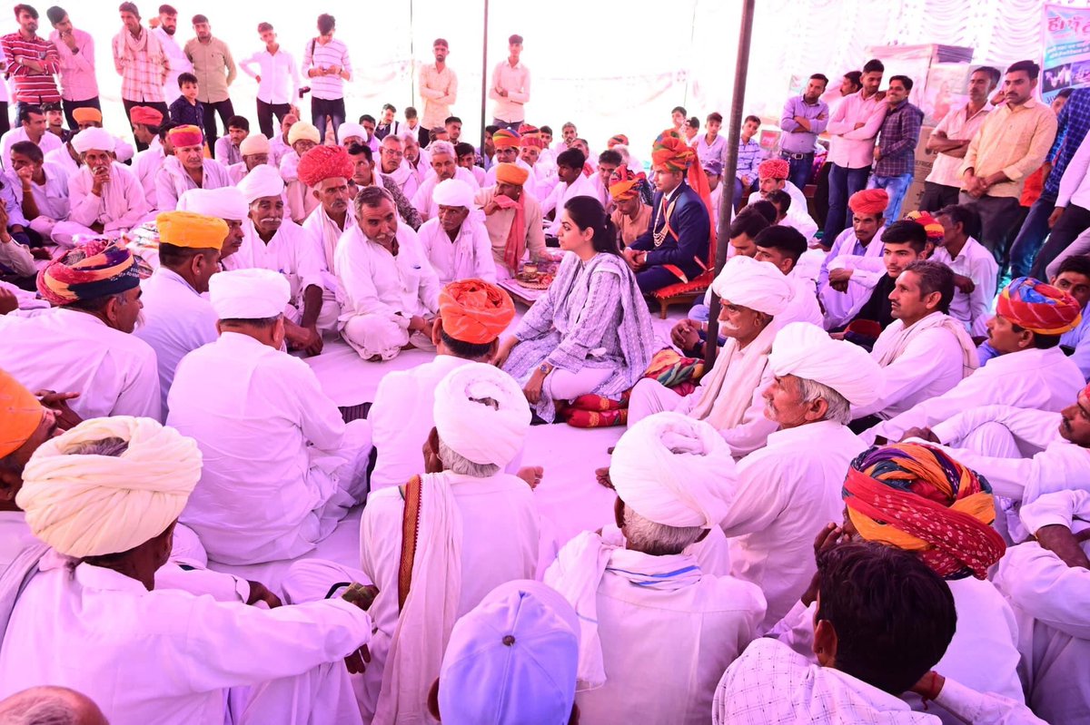 DivyaMaderna's tweet photo. Today attended various programs in Osian. https://t.co/Dw7IcBBCvj