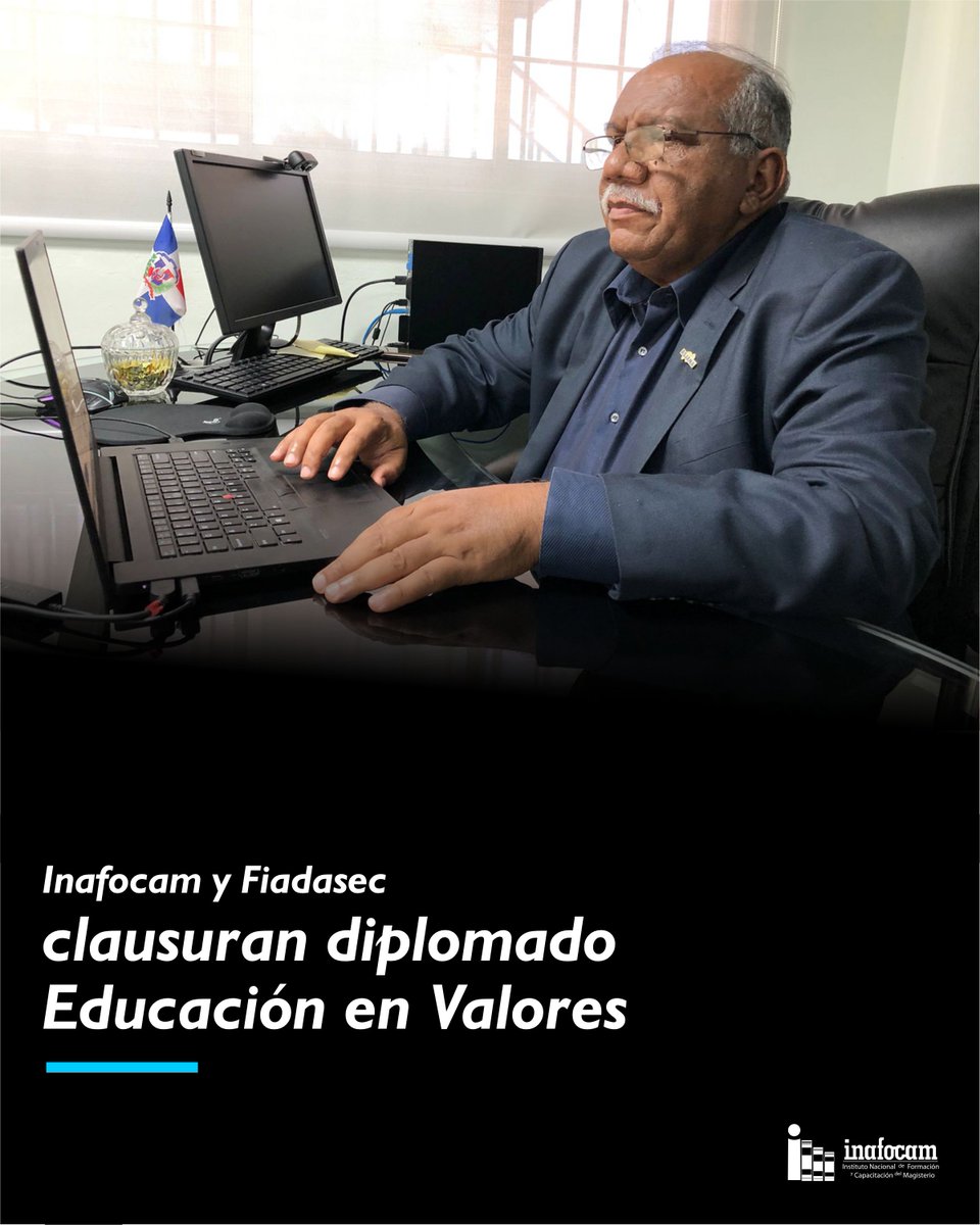 INAFOCAMRD's tweet photo. Inafocam y  Fiadasec, clausuraron el diplomado “Educación en Valores para la Paz y el Desarrollo Integral”, el cual tuvo como objetivo introducir a los docentes en el marco teórico y estratégico de la educación en valores.
#inafocamrd #rd #educacion #Educacionsetransforma https://t.co/d8pScHt9xb