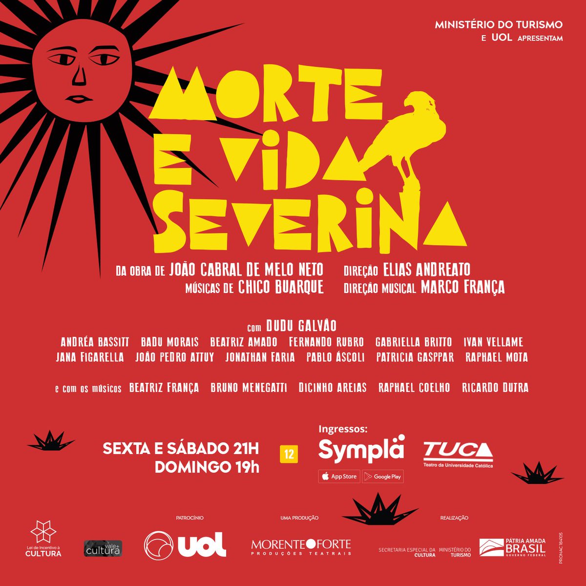 Estreia dia 16 de abril! Ingressos <a href="/Sympla/">Sympla</a> . Vamos?