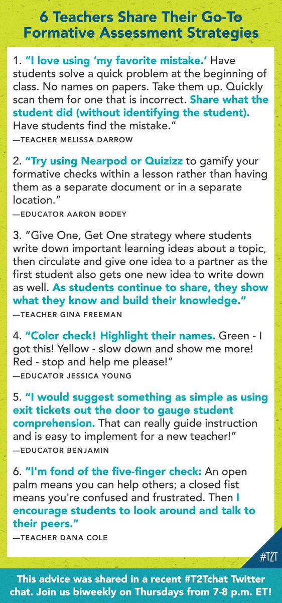 Are you looking for formative assessments that are: 

[ ] quick,
[ ] easy,
[ ] effective, 
AND 
[ ] student-centered? 

Your fellow teachers came up with tips that tick ALL the boxes! ✅