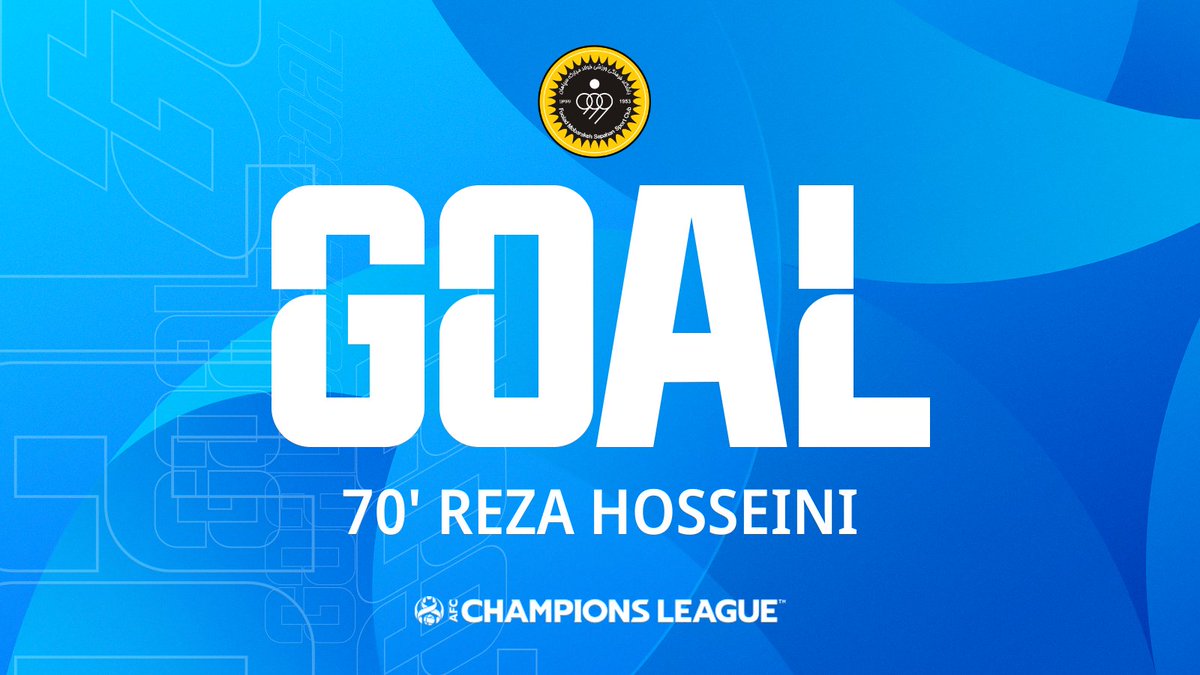 TheAFCCL's tweet photo. ⚽️ GOAL | 🇺🇿 @Pakhtakor_fc 1⃣-3⃣ Sepahan 🇮🇷
Some fine footwork from Danial Esmaeilifar and the perfect curled finish from Mohammad Reza Hosseini 💫
Can Sepahan still be caught?
📺 Watch it LIVE https://t.co/sMjqIhGjJJ
#ACL2022 | #PAKvFMS https://t.co/xNWGevxWBs