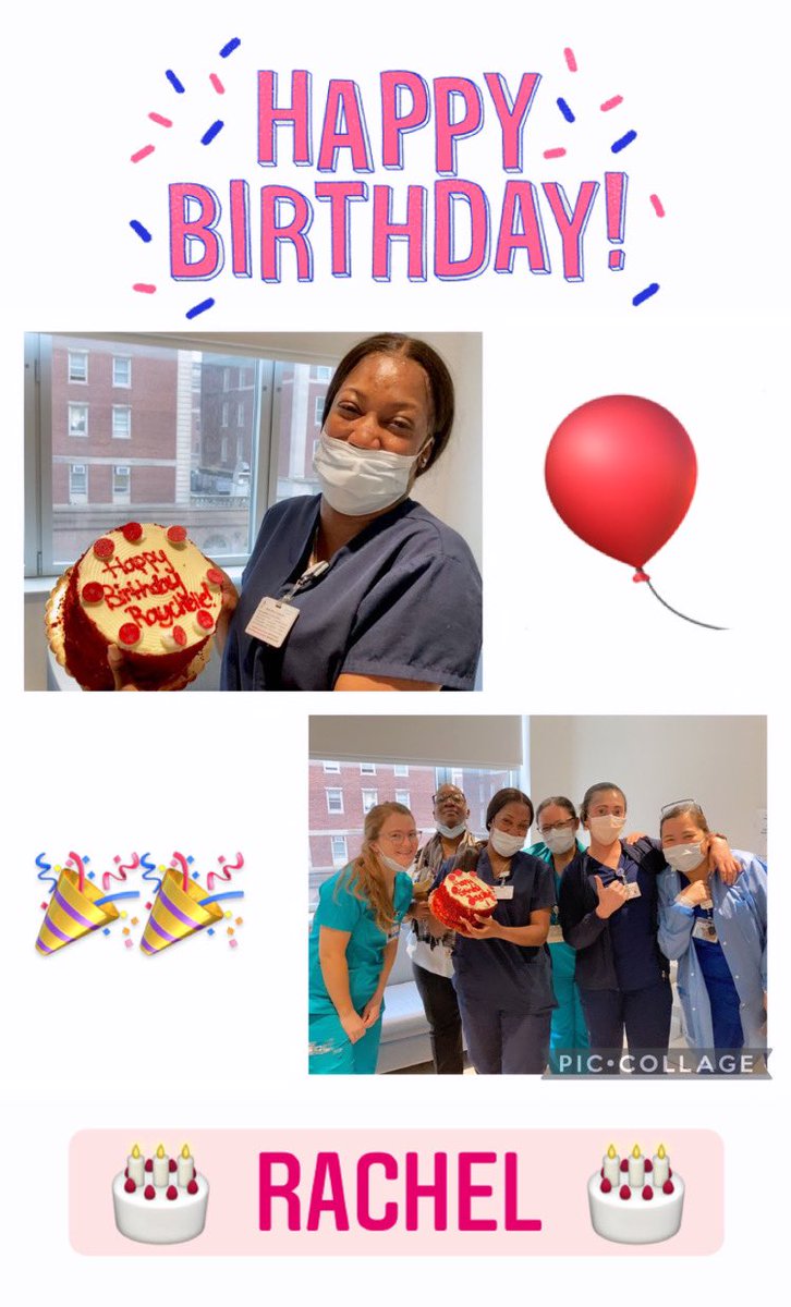 ronsjvill's tweet photo. Celebrating ๐ฅณ Raychelleโs another year of life at work โค๏ธ #gratefulness #4WTeam #surgeunit #BirthdayAtWork #celebration #PCA @MSMorningside @MountSinaiNYC @mcrsinanan @BASmithRN @KathleenPDory2 @LeaderNeuro @mldunn1 @kellyanne1654 https://t.co/r5Sn9Fl03U