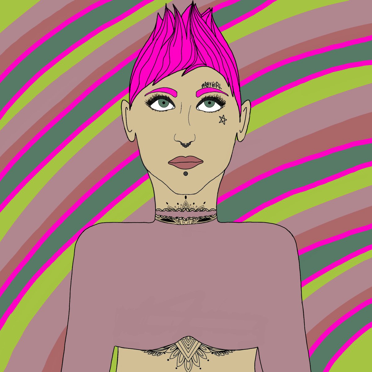 #PlanetHer is just getting started! 
 ✨Women led Conversations 
 ✨Meaningful topics &amp; Giveaways 

💕 &amp; Retweet

Mel used to blend into the crowd to avoid aggressive male attention. She shows up authentically now and gives zero fucks.
#nft #nfts #newnft #womenlednft ##nftartist