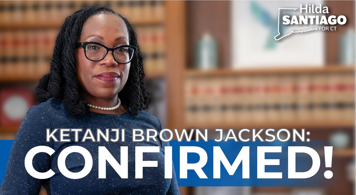 If you want to get more people involved, increase participation, and make sure that *everyone* feels like they have a stake in how our communities are run, this is how you do it. Today was a good day for the United States of America.

#JusticeKetanjiBrownJackson