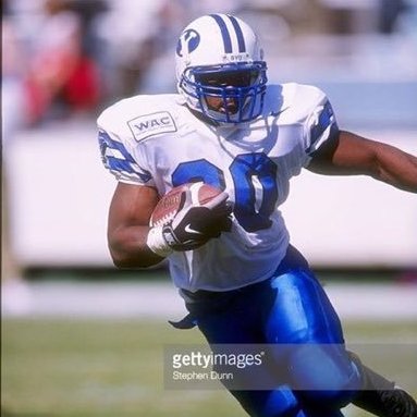 ByuPlayer's tweet image. Brian McKenzie, 96-97. 5'10" 200lbs RB Sarasota, FL

Arriving in Provo via JUCO, McKenzie led the Cougs in rushing each year he was on campus, ending with 1954 yards and 23 TDs on 385 carries

His best game came on 11/8/97 with 187 yards and 2 scores against Tulsa

#BYUFootball
