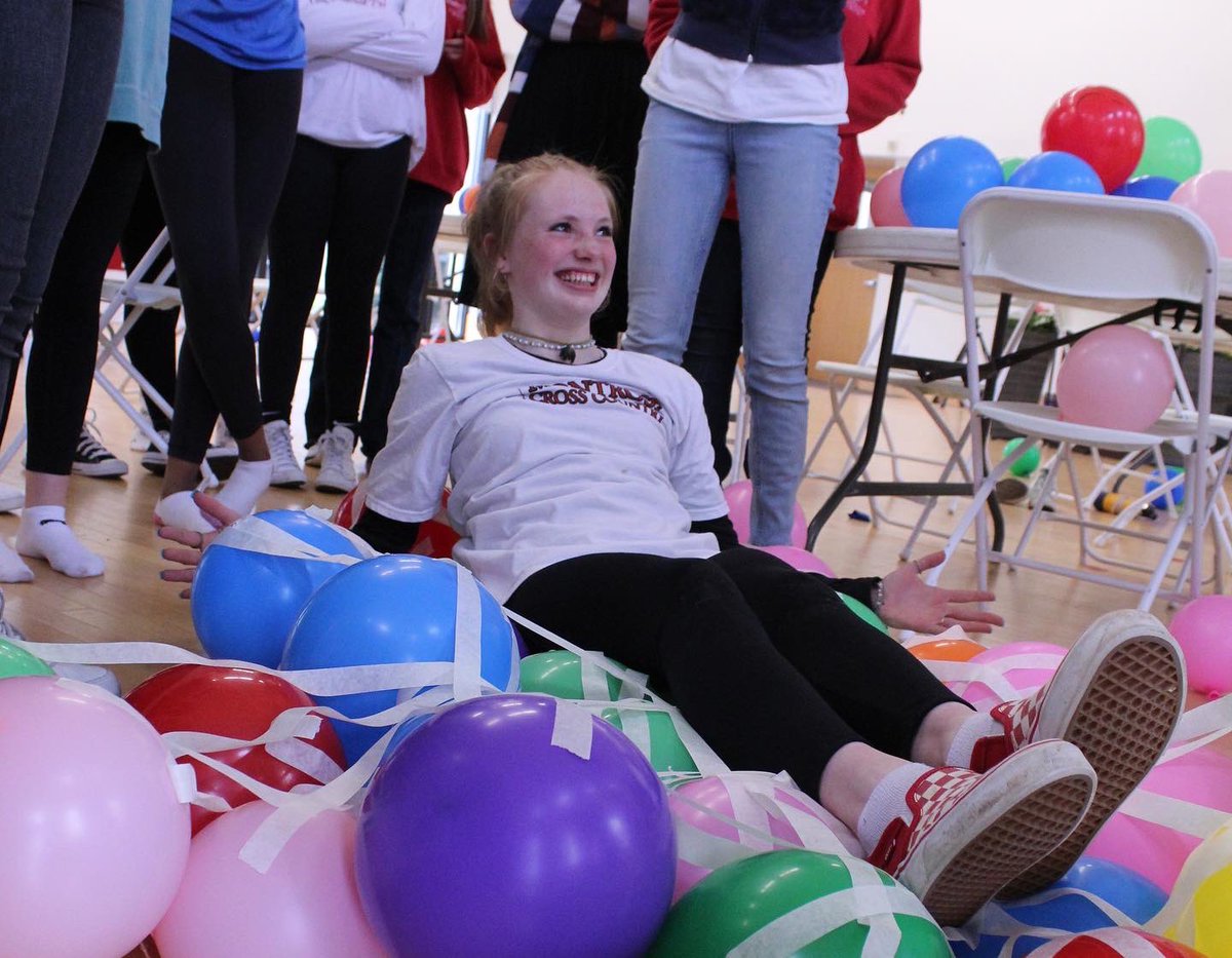 Thanks to <a href="/michaelaroberto/">Michael A. Roberto</a> for a great workshop! The balloon chair activity required teamwork and ingenuity; the girls enjoyed coming up with innovative solutions.