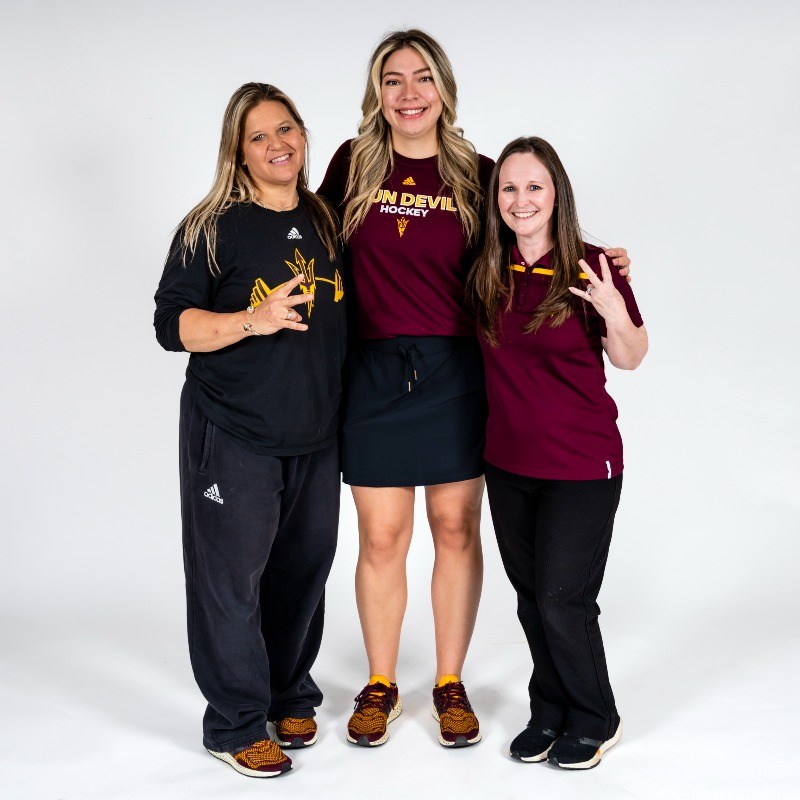 SunDevilHockey's tweet photo. girls just wanna have fun 🤪