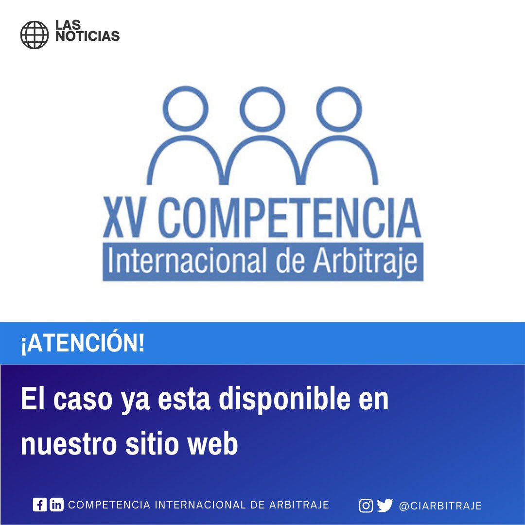 Competencia Internacional de Arbitraje tweet media
