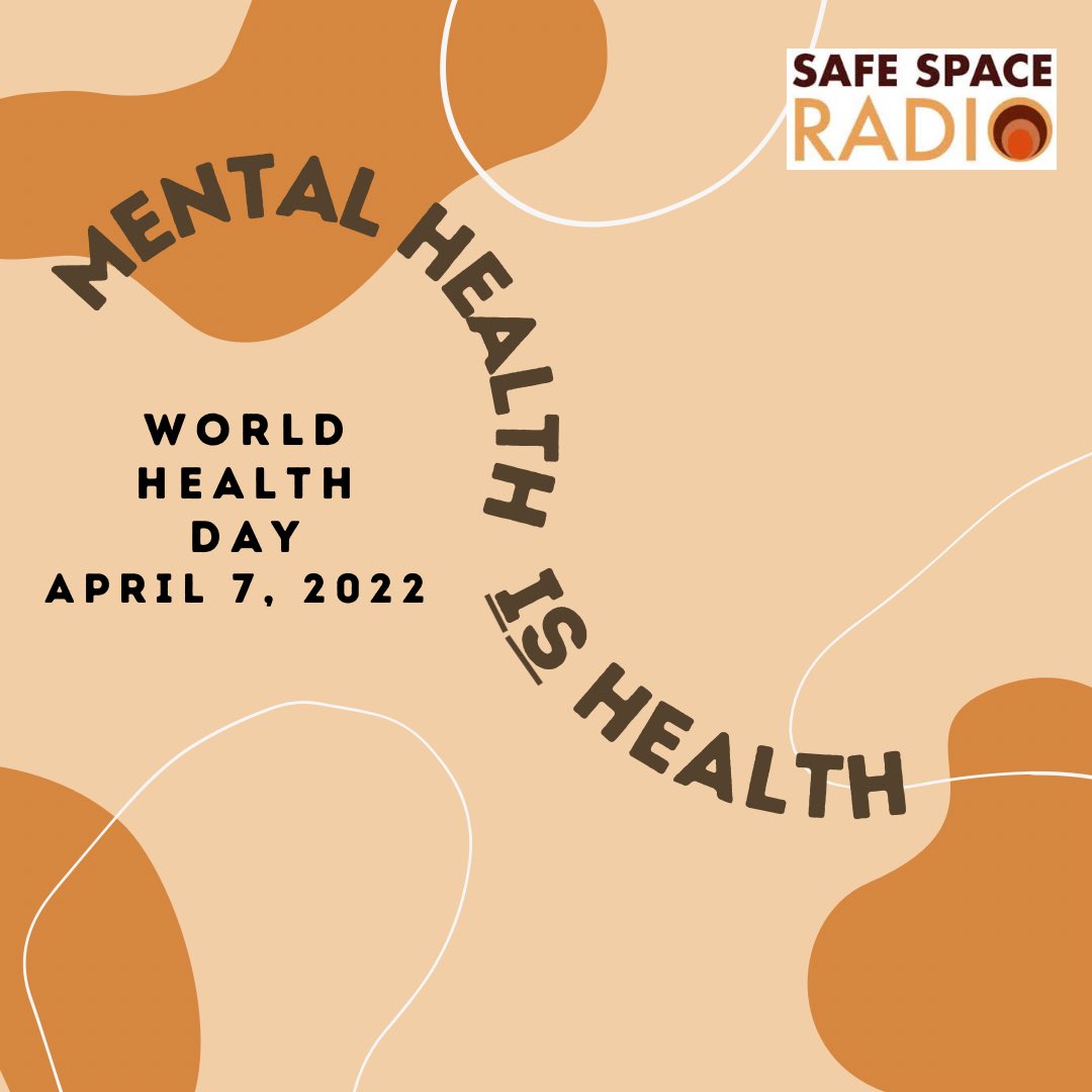 Considering our health on the inside informs our health on the outside. Visit safespaceradio.com/category/menta… to browse episodes on the topic of mental health! #worldhealthday