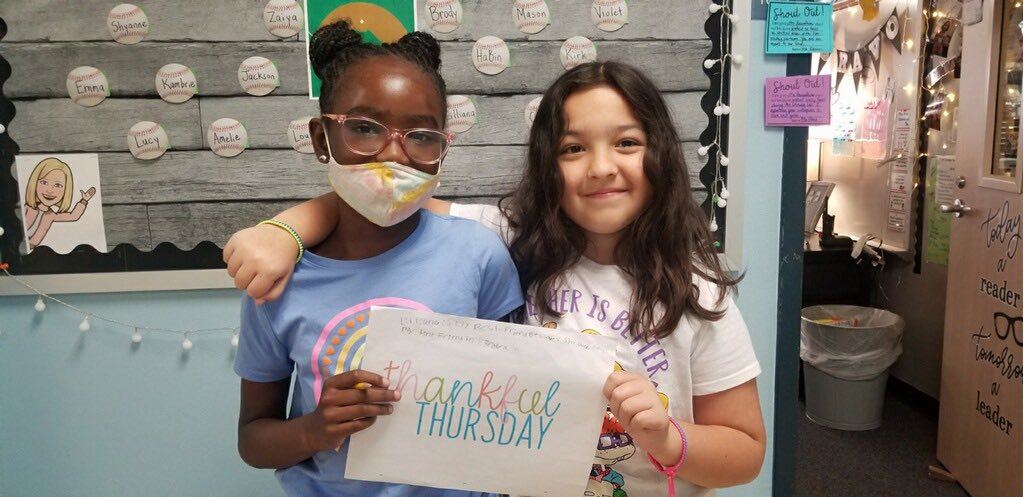 Thankful Thursday (student edition) 😁 Stingrays are showing kindness to their fellow Stingrays 🤗 @GeorgetownISD @Becki_Ru @j_dorhauer03 @tbrent3A @GuerreroDevan