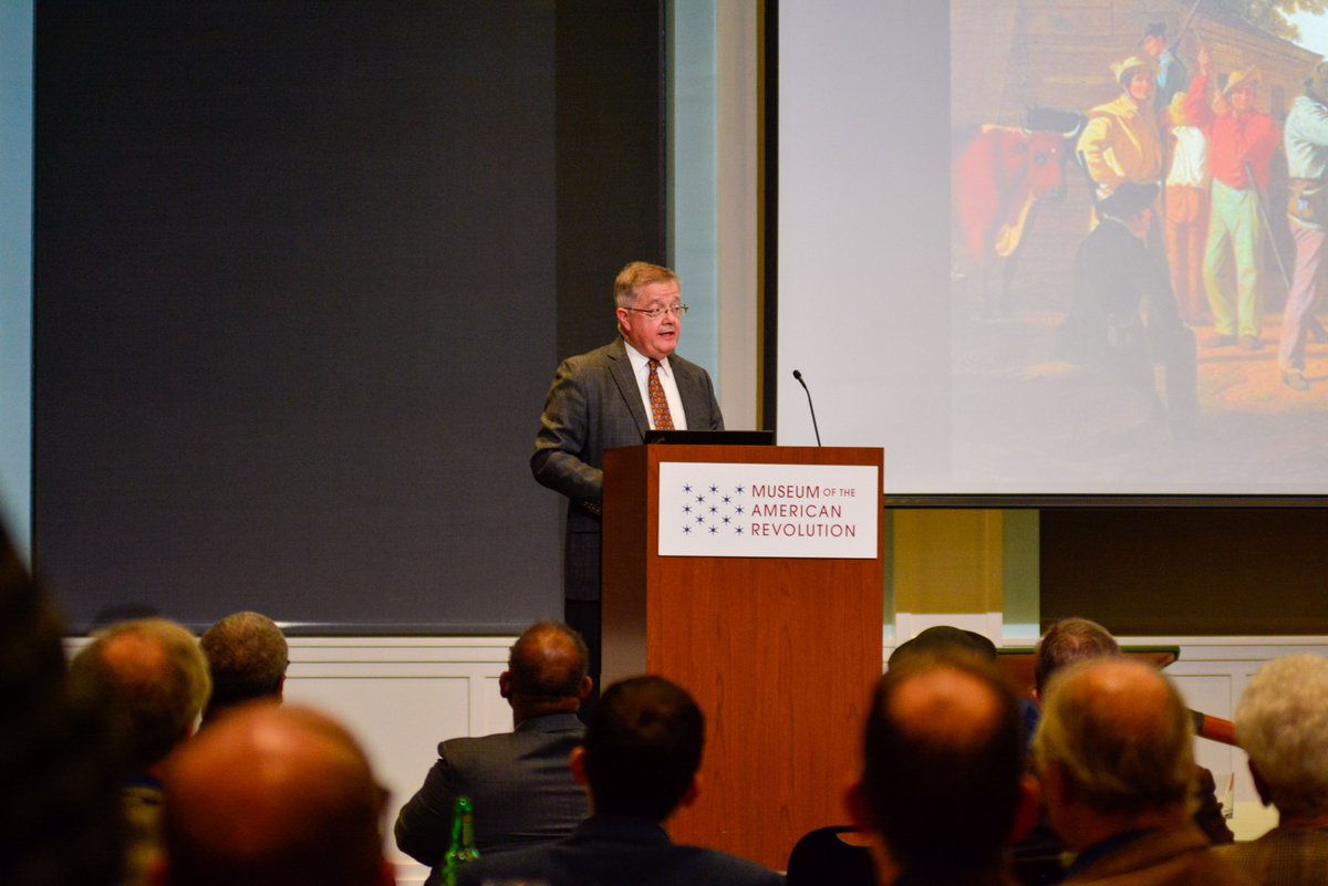 AmRevMuseum's tweet image. &quot;If there is no collecting, there is no culture.&quot;

Special thanks to @HistDeerfield&apos;s Philip Zea for an insightful opening keynote on the cultural meanings of powder horns. We&apos;re looking forward to the next couple days of learning! #HowRevolutionary