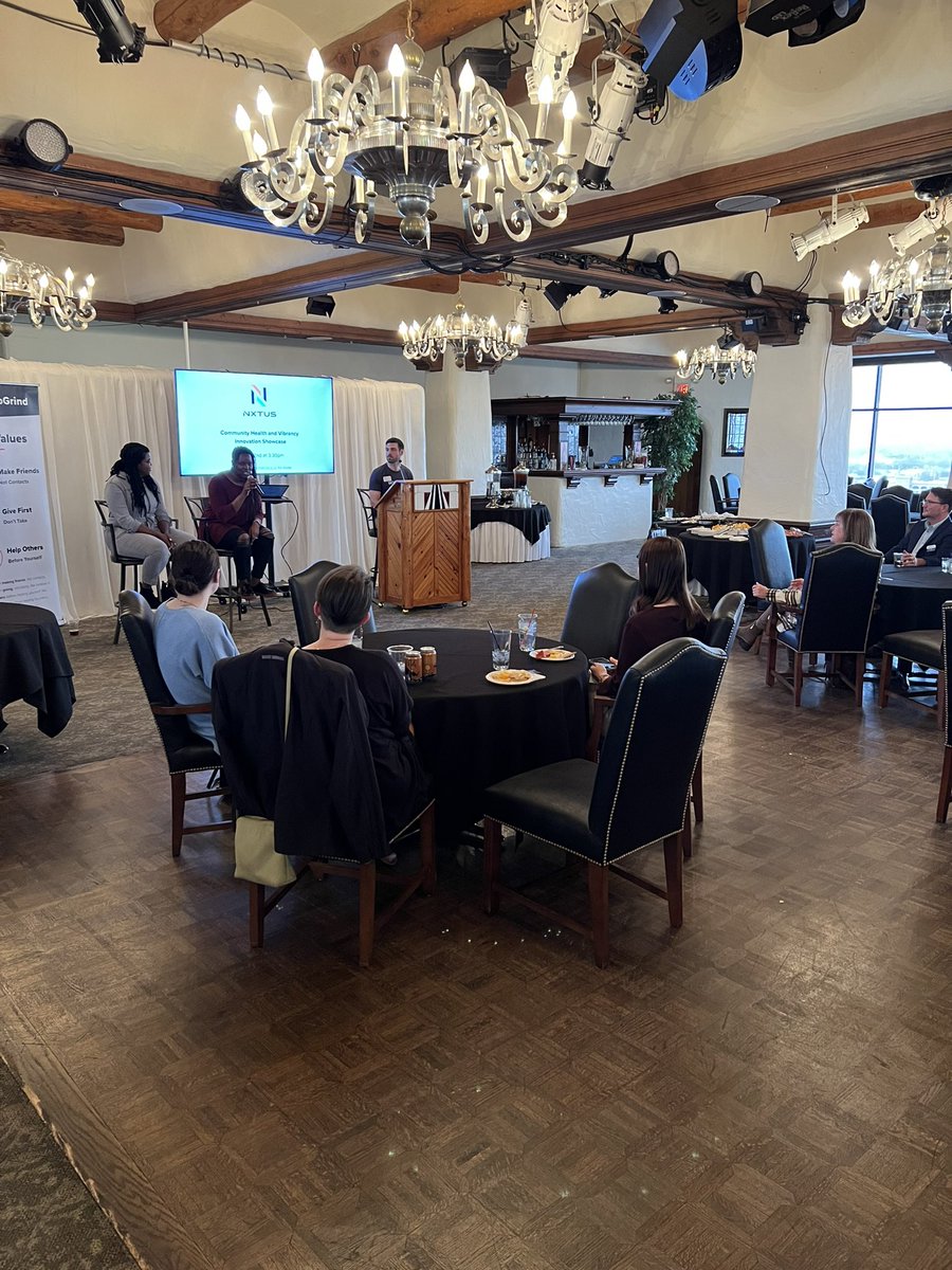 We have officially kicked off the fireside chat with the founders of @getquickhire - these sisters sure know how to share a good story! #wichitawins #startupgrind