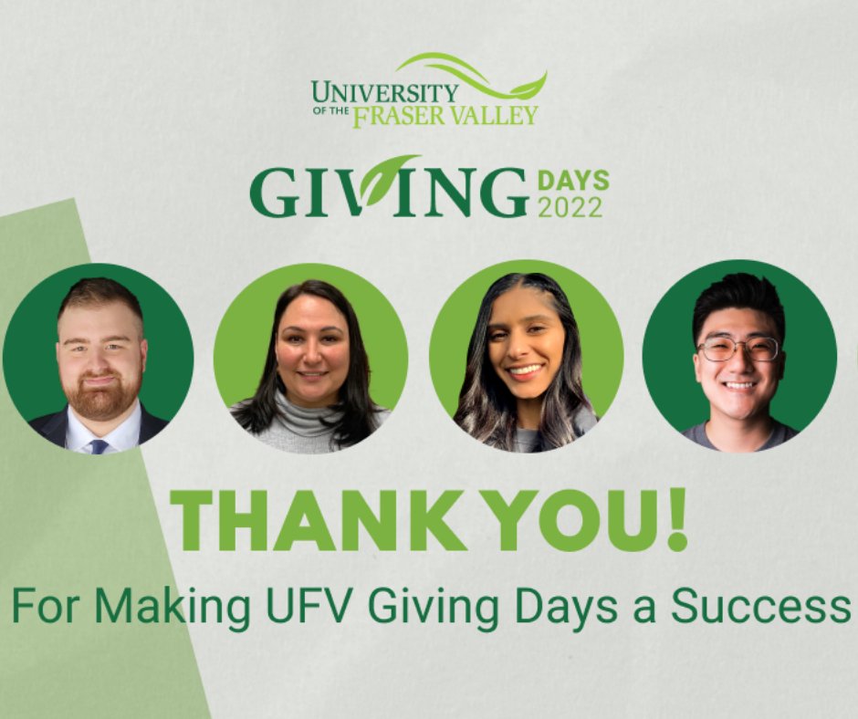 UFV Giving tweet media