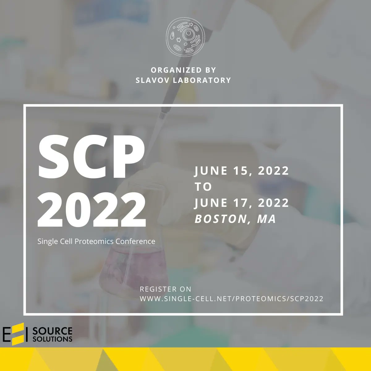 SourceEsi's tweet photo. It's official! Join us in Boston, MA at SCP2022 - from June 15th to 17th 2022! Click here to read about this amazing event and join us in person or virtually 👉 https://t.co/8pyI6xYX7z

#scp2022 #singlecellproteomics #boston #northeastern https://t.co/t88zl2AQbM