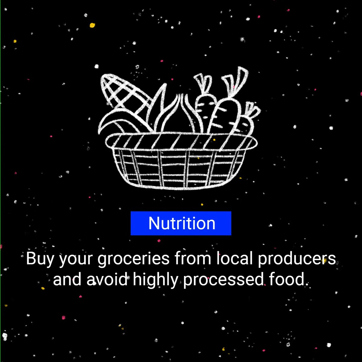 BigShineHome's tweet photo. Tip 3 for Today: Buy your groceries from local producers and avoid highly processed food. This will help you and the planet stay healthy. #InvestInOurPlanet #HealthierTomorrow https://t.co/SBuhY3Fs8s