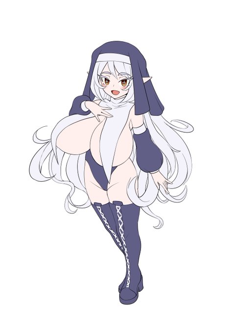 昨日の配信で描いたうちのこ 