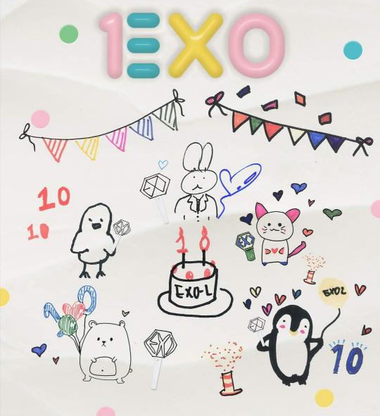 Sha_Sanchez1485's tweet photo. 10 años juntos, de nunca darse por vencidos para lograr los sueños y siempre demostrar humildad ante todo. El tiempo pasa, sin embargo, el amor de EXO-L's hacia EXO y viceversa, seguirá presente. 
#10YearsWithEXO  
#AlwaysAndForeverEXO
#EXOWeAreOneDecade 
#1ΞX0 #EXO 
@weareoneEXO https://t.co/mEIepvpQj4
