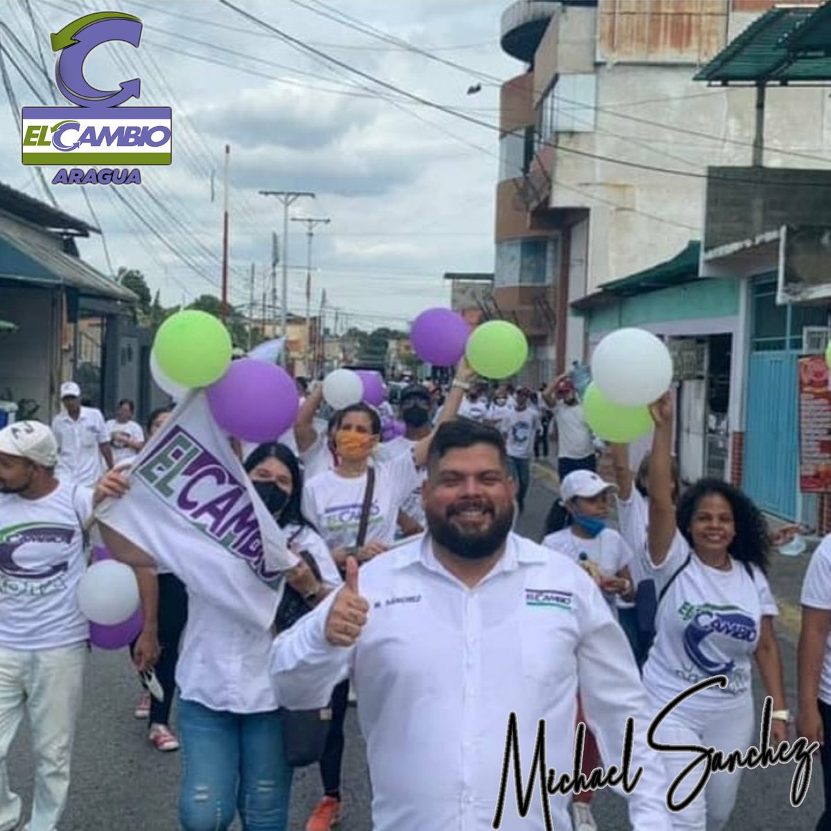 Michaelelcambio's tweet photo. Somos alegría, progreso, igualdad, bienestar y trabajo. Somos el Cambio un partido con un primcipios y valores Cristianos, somos la nueva sangre de la politica en Venezuela y juntos podremos construir el país que tu y yo queremos para nuestros hijos. https://t.co/j0BYzuM9Aj