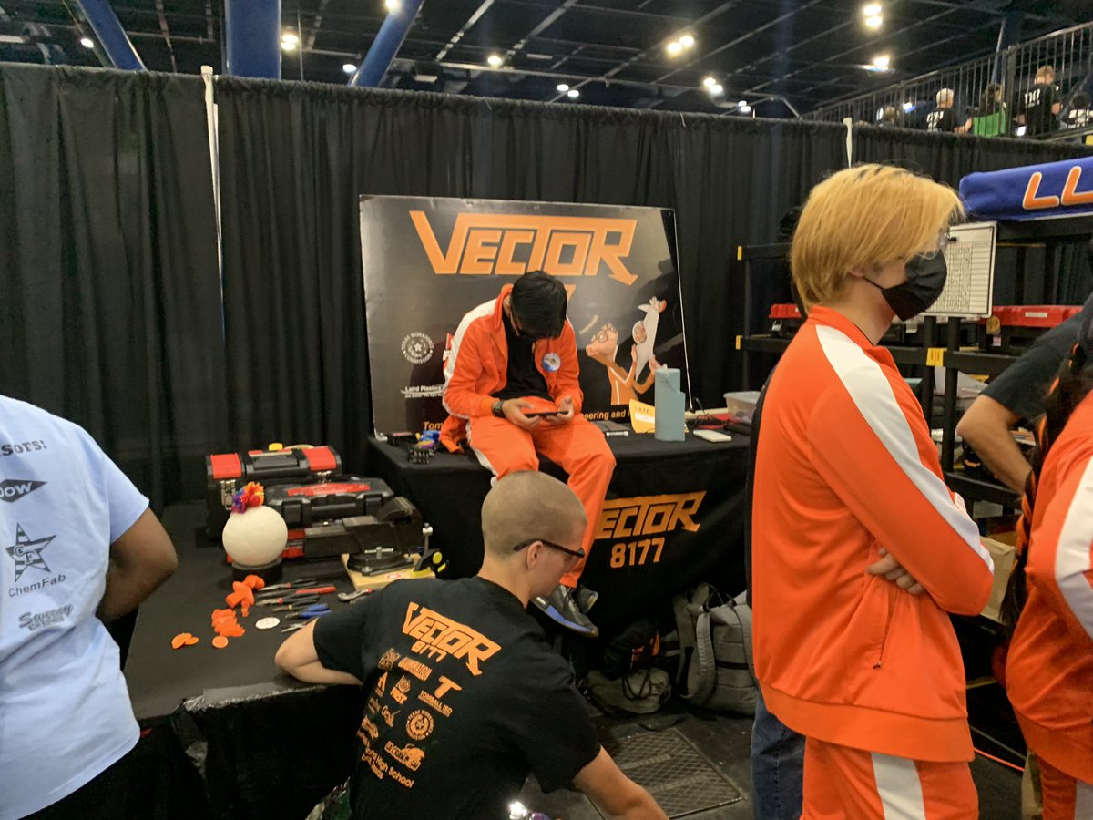 MikeCrocker's tweet photo. @TmhsRobotics is prepped and ready to compete for a STATE CHAMPIONSHIP!! Good Luck and #GoWildcats #GoVector https://t.co/2Yf8cnZ0tb