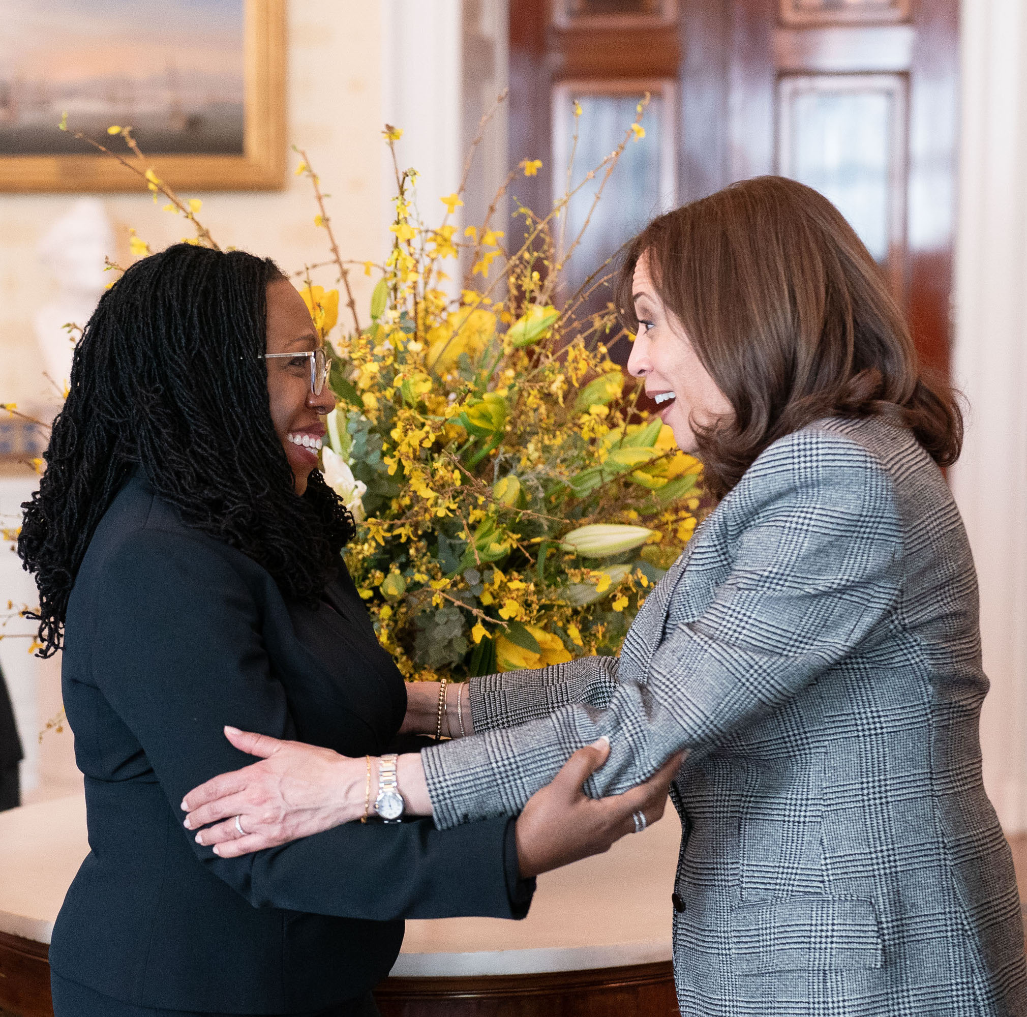 Vice President Kamala Harris on Twitter "Judge Ketanji Brown Jackson made history today. Judge