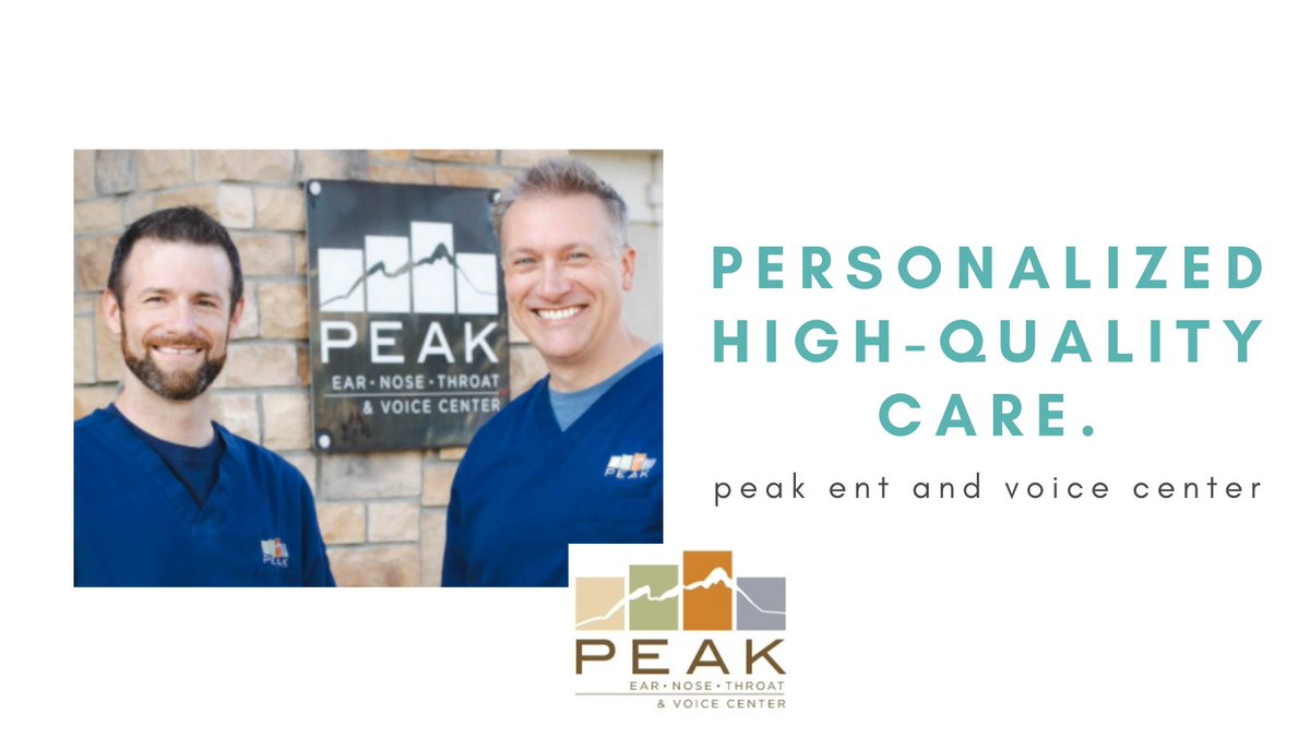 “Taking care of our patients is our number one focus… At Peak ENT, we are a patient-first clinic.”  - Dr. J. Michael King

#peakENTcares #peakentandvoicecenter
#earnosethroat #patientsfirst
#denvercolorado #brightoncolorado
#coloradoENT #goldencolorado #broomfieldcolorado