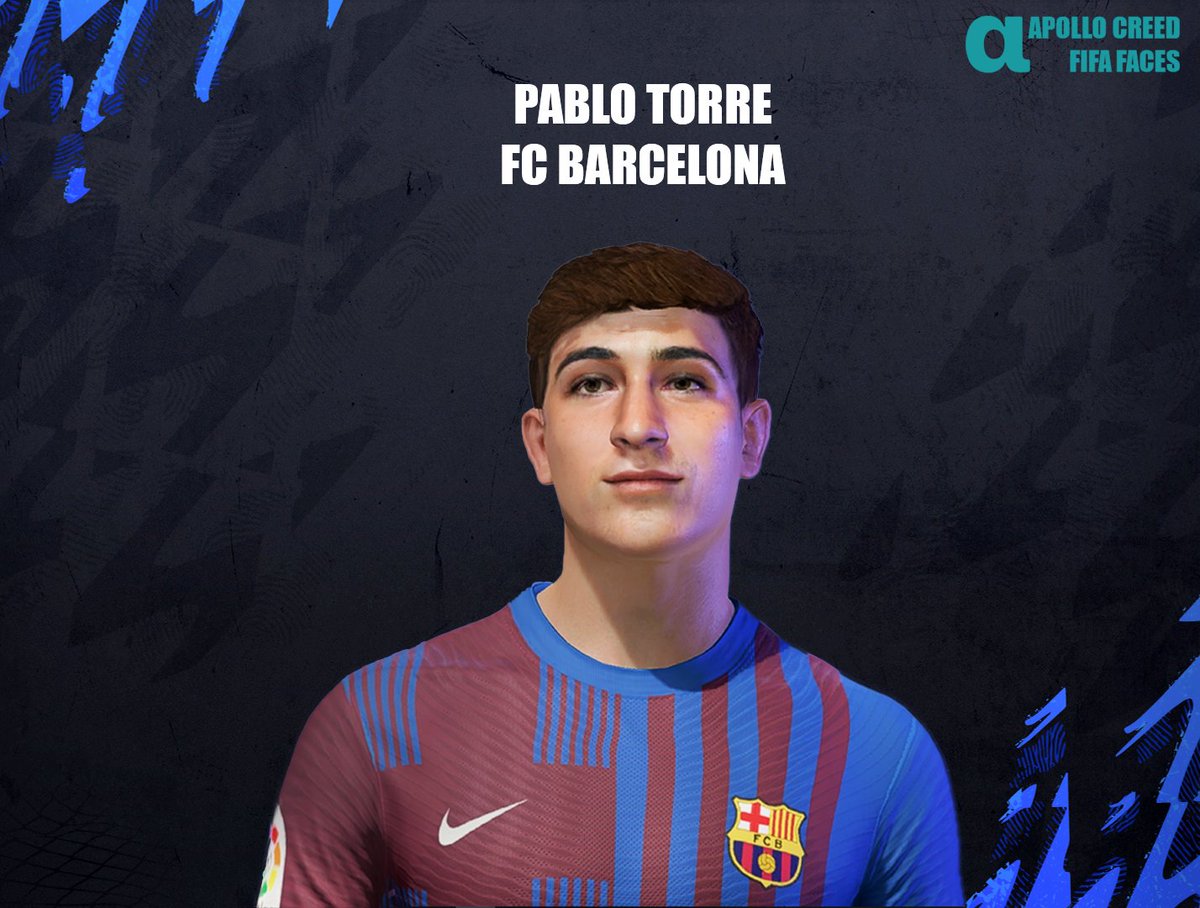 apollofifafaces's tweet photo. ✴Pablo Torre!!!💥💥💥
✴FC Barcelona
Coming soon!!!!🚩 Stay tuned☢
❤Join patreon and download it👇🏻: https://t.co/8BMWr947V3
#pablotorre @Pablo_Torre10 @FCBarcelona_es #FIFA22 #EASports #Blender3d #FIFAEditor https://t.co/UmkXTuDLyP