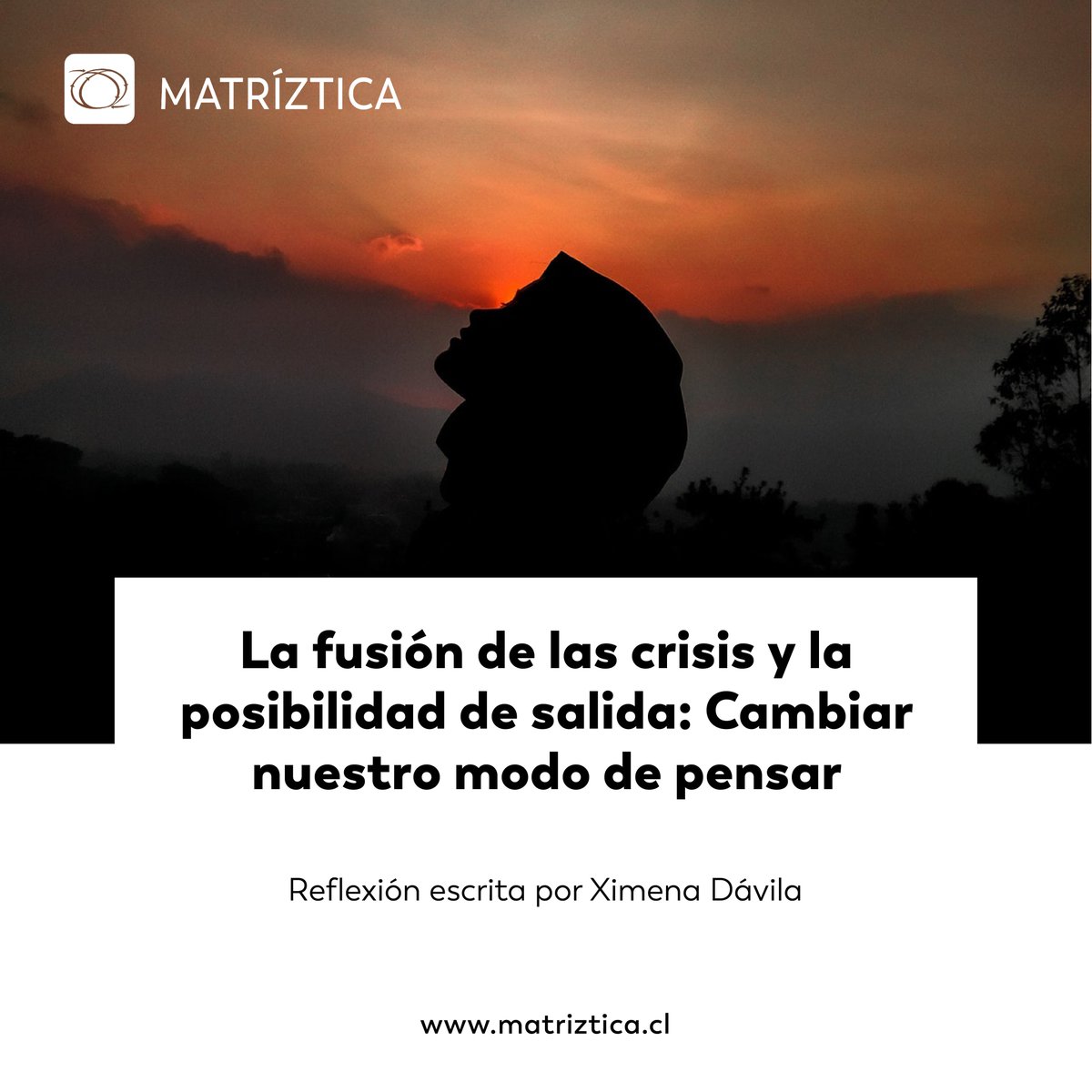 "Hoy la guerra se nos aparece como actor no deseado para la mayoría de las personas con consciencia de sí..."

Puedes leer el artículo completo escrito por nuestra Co-fundadora, en el link: comunidad.matriztica.org/?p=23928 ✏️

#reflexionesinesperadas #biologiacultural