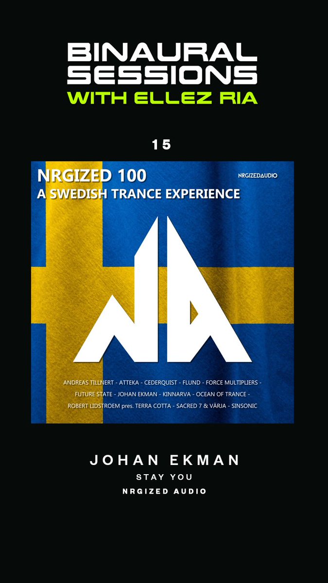 Ellez Ria / Arkam (@ellezriamusic) on Twitter photo The best for the end, the master is back!!
@JohanEkmanMusic <a href="/NrgizedA/">Nrgized Audio</a>
π§πdi.fm/djmixes #BinauralSS 026 The best for the end, the master is back!!
@JohanEkmanMusic <a href="/NrgizedA/">Nrgized Audio</a>
π§πdi.fm/djmixes #BinauralSS 026