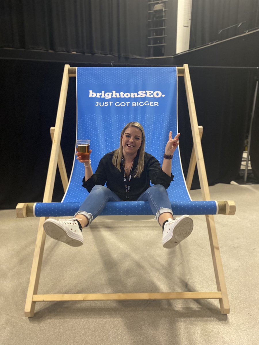 Rene_L_Harris's tweet photo. I did it! 🙌🏽 so proud of myself for my first in person talk @brightonseo #seo #nerves #bigmigration https://t.co/ZUWCKnBnDF