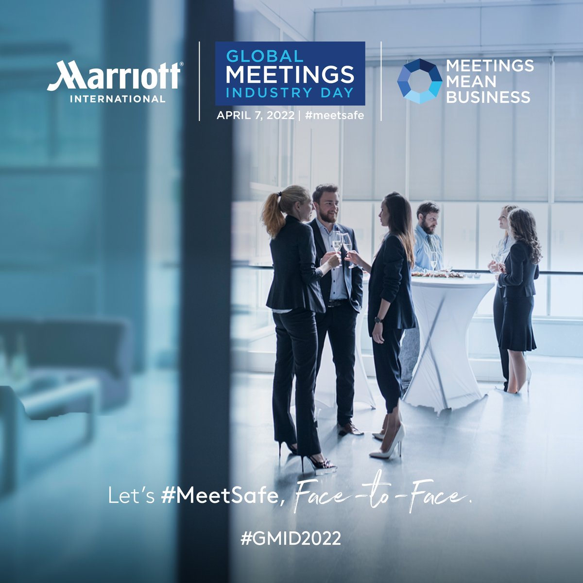 marriottpv's tweet photo. Today we celebrate Global Meetings Industry Day—an incredibly important opportunity for businesses and destinations across the world to recognize the undeniable benefits of meeting in-person. #GMID22 #MMBMeetSafe #marriottbonvoyevents #eventprofs #meetingprofs #meetingsindustry https://t.co/4j9hR3NXnm