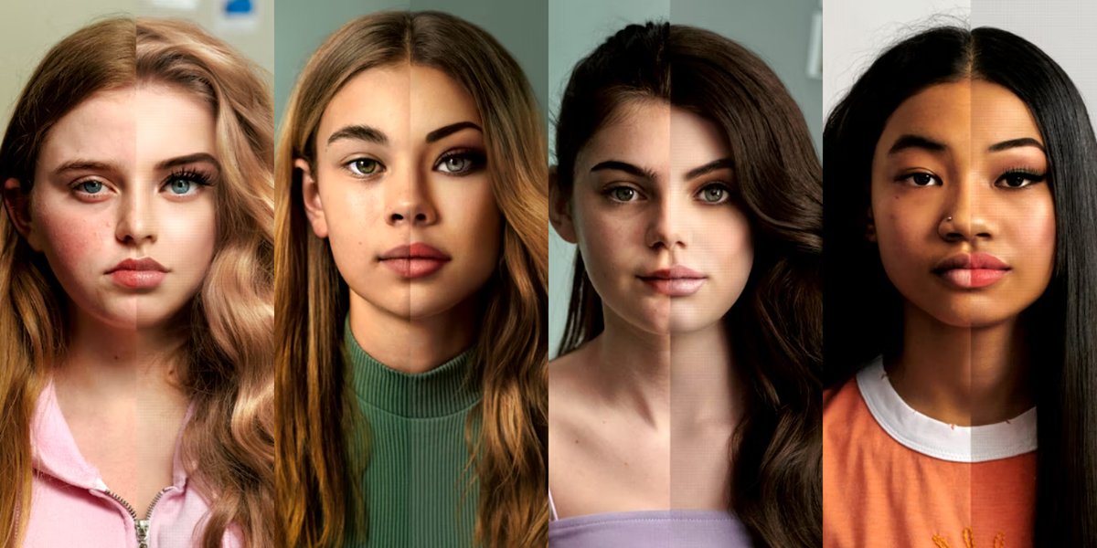 Ogilvy's tweet photo. 📣 @OgilvyUK will no longer work with influencers who edit their bodies or faces for ads.
 
Read more about our pilot program to combat the systemic mental health harms of social media via @TheDrum: https://t.co/mFDuoGH3CB https://t.co/scluqt8CRo