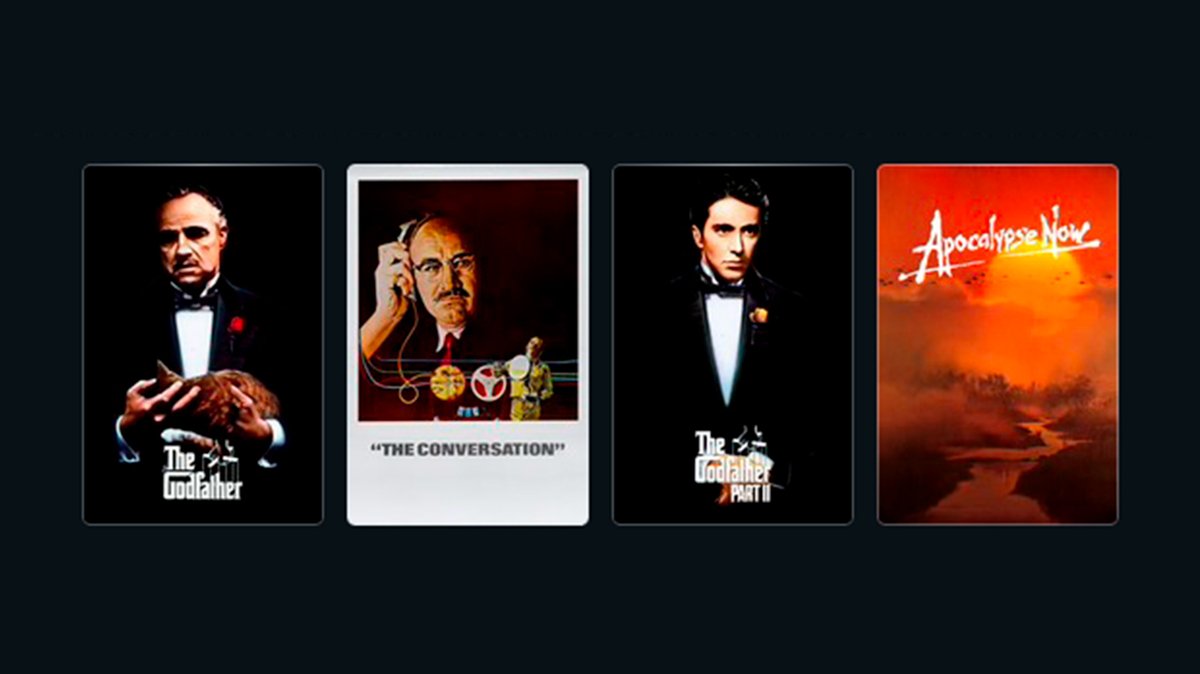 Francis Ford Coppola made these four movies in just eight years.
